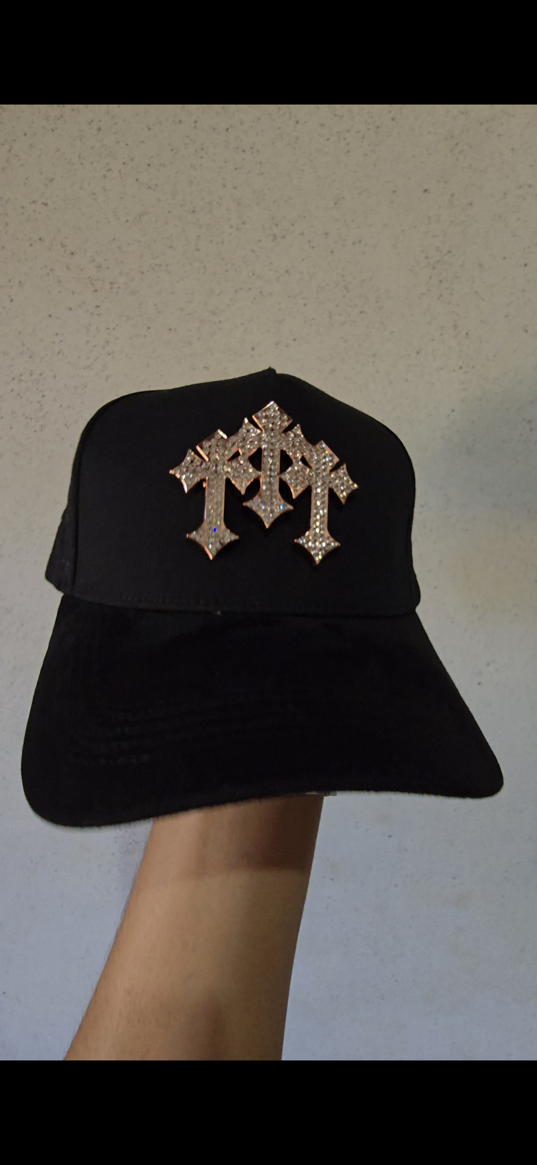 BARBAS HATS CRHOME ROSE